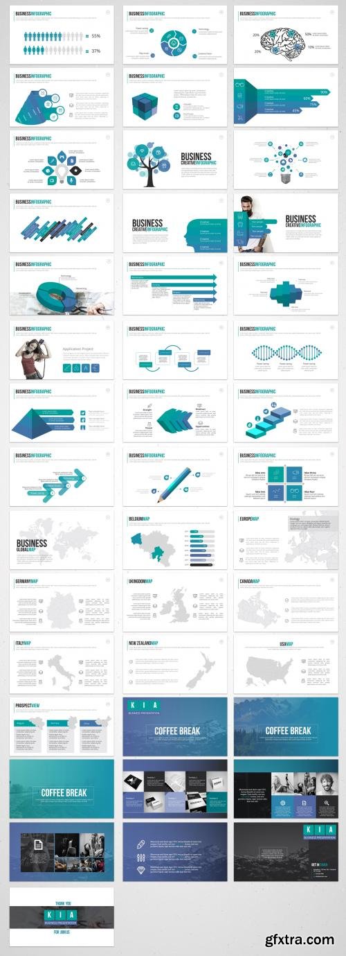 CreativeMarket KIA Powerpoint Template 585914