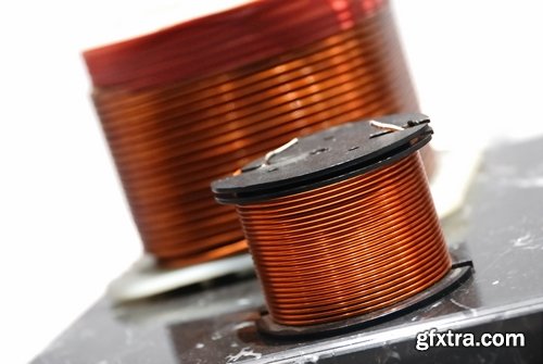 Collection electric coil wire copper conductor 25 HQ Jpeg