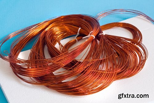 Collection electric coil wire copper conductor 25 HQ Jpeg