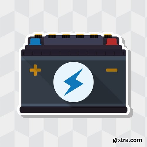 Collection battery electric battery charge indicator 25 EPS