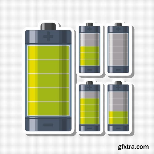 Collection battery electric battery charge indicator 25 EPS