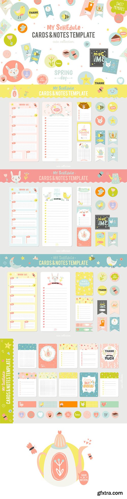 Cute Planners, cards, and stickers - CM 557598