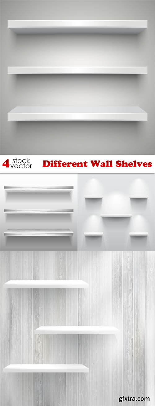 Vectors - Different Wall Shelves