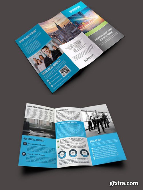 CM - A4 Trifold Business Brochure 225450