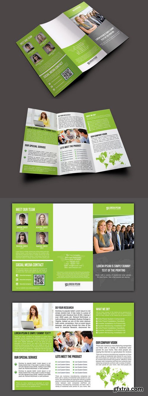 CM - Trifold Business Brochure Template 215951