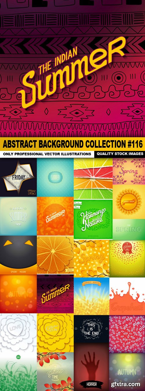 Abstract Background Collection #116 - 25 Vector