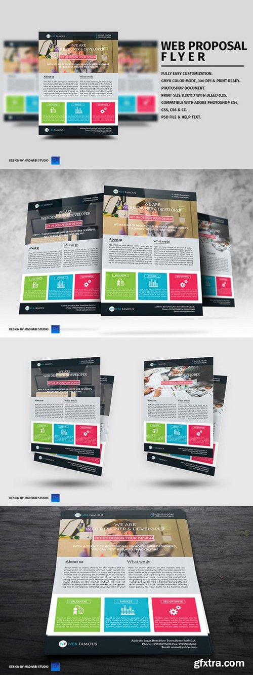 CM - Web Proposal Flyer Template 354378