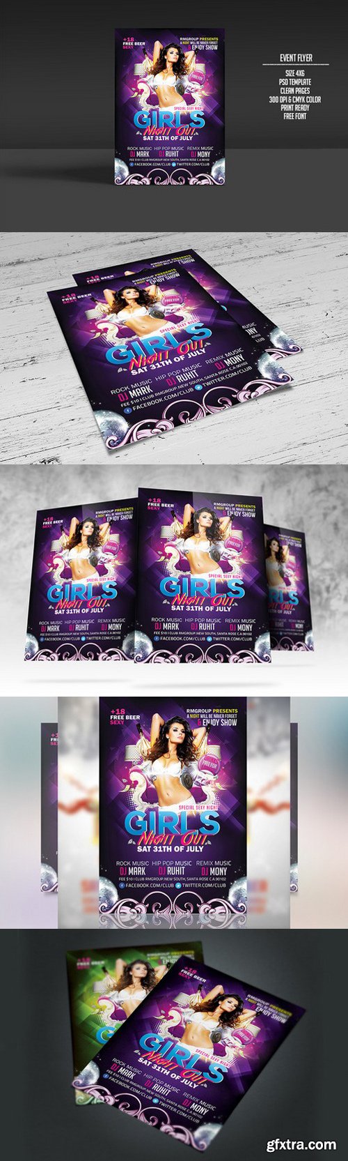 CM - Girls Night Out Flyer Template 292669