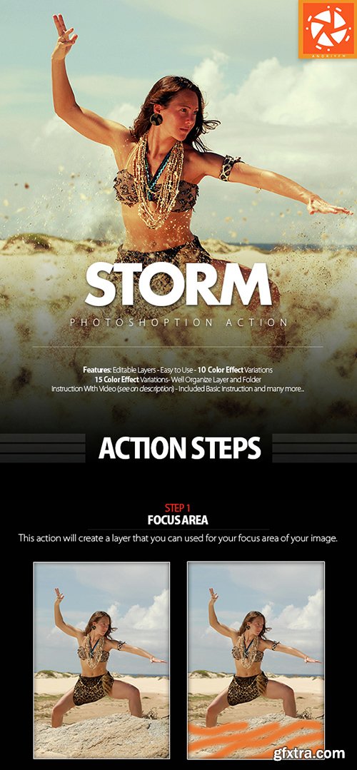 Graphicriver Storm Photoshop Action 14899057