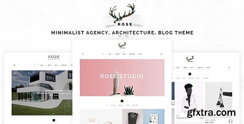 ThemeForest - Rose v1.1 - Minimalist Agency, Architecture, Blog Theme - 14800183