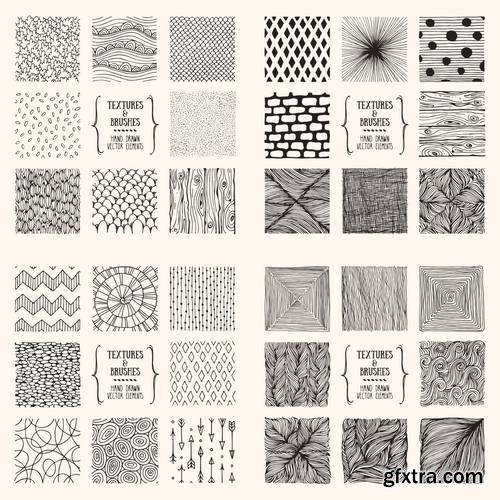 Hand Drawn Textures and Brushes