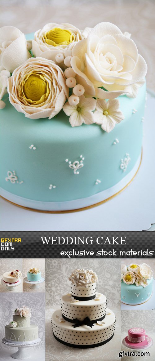 Wedding Cake - 6 UHQ JPEG