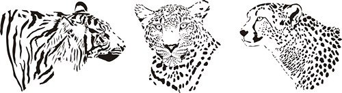 Leopard illustration 9X EPS