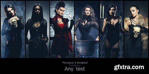 Fashionable collection of different women 8X JPEG