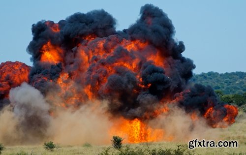 Collection of smoke explosion detonation 25 HQ Jpeg