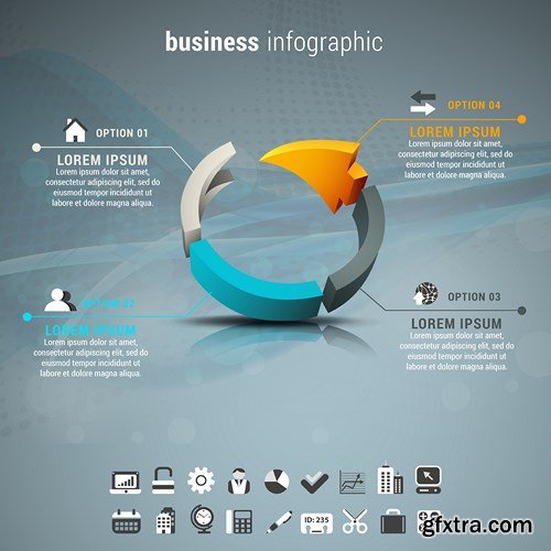 Corporate & Business Infographics Templates 2 - 24xEPS