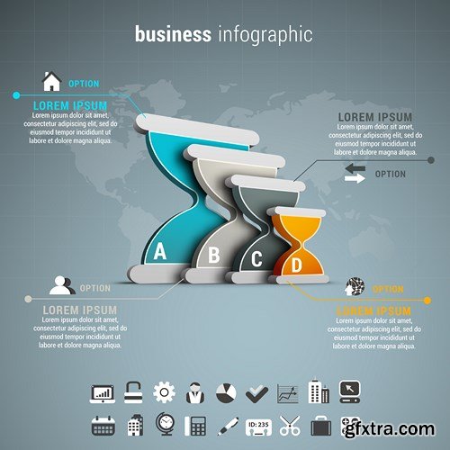 Corporate & Business Infographics Templates 2 - 24xEPS