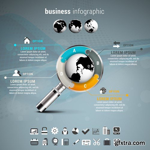 Corporate & Business Infographics Templates 2 - 24xEPS