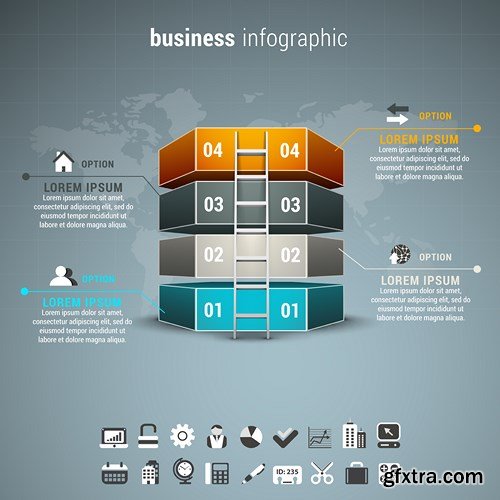 Corporate & Business Infographics Templates 2 - 24xEPS