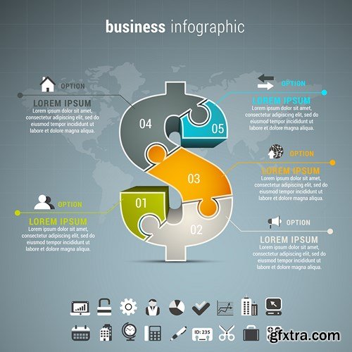 Corporate & Business Infographics Templates 2 - 24xEPS