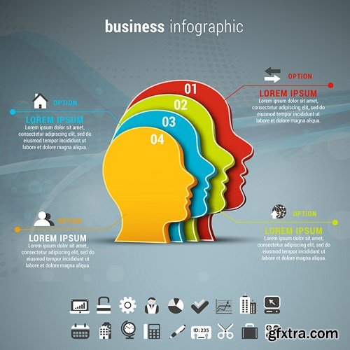 Corporate & Business Infographics Templates 2 - 24xEPS