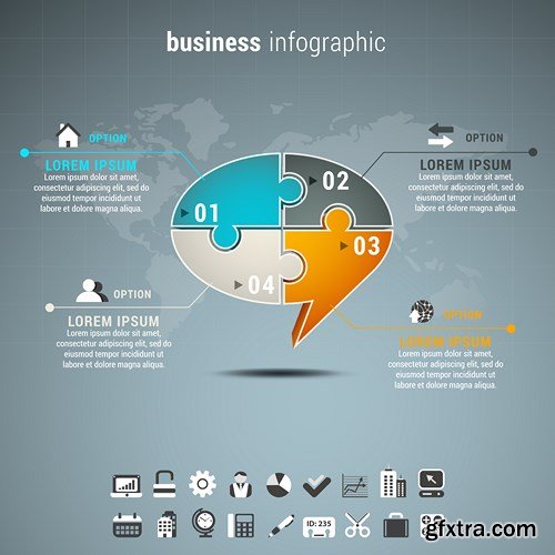 Corporate & Business Infographics Templates 2 - 24xEPS