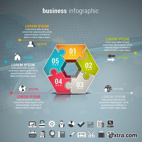 Corporate & Business Infographics Templates 2 - 24xEPS