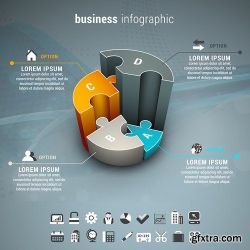 Corporate & Business Infographics Templates 2 - 24xEPS