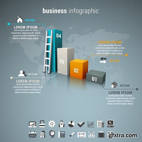 Corporate & Business Infographics Templates 2 - 24xEPS