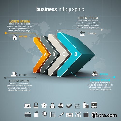 Corporate & Business Infographics Templates 2 - 24xEPS