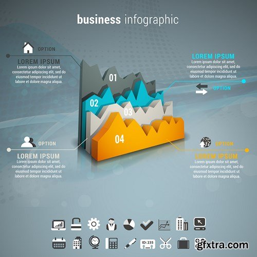 Corporate & Business Infographics Templates 2 - 24xEPS