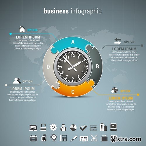 Corporate & Business Infographics Templates 2 - 24xEPS