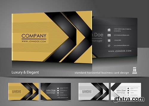 Luxury Business & Corporate Cards 3 - 25xEPS