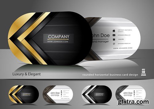 Luxury Business & Corporate Cards 3 - 25xEPS