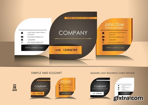 Luxury Business & Corporate Cards 3 - 25xEPS