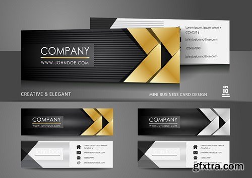 Luxury Business & Corporate Cards 3 - 25xEPS