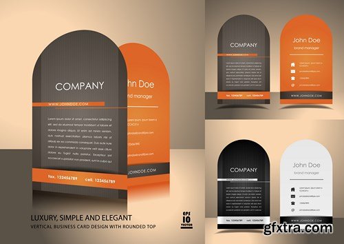 Luxury Business & Corporate Cards 3 - 25xEPS