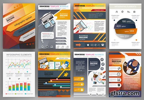 Design Flyer & Corporate Brochures 19 - 19xEPS