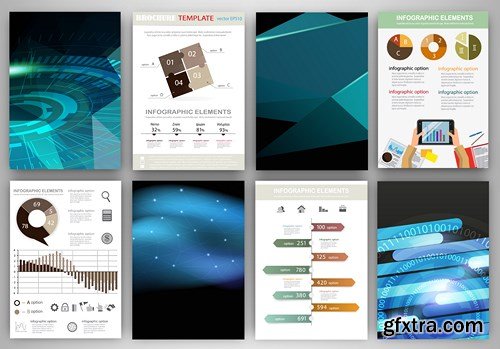 Design Flyer & Corporate Brochures 19 - 19xEPS