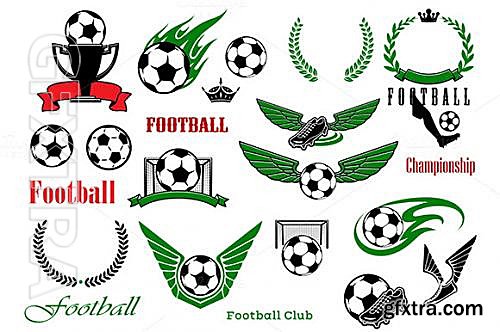 CM - Football or soccer sport game icons 580981