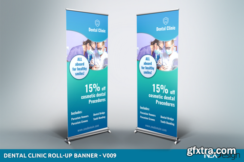 CM - Dental Clinic Roll-Up Banner - v009 569409