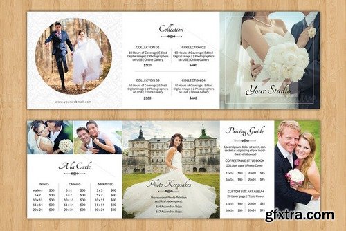 CM - Square Trifold Wedding Brochure-V446 591223