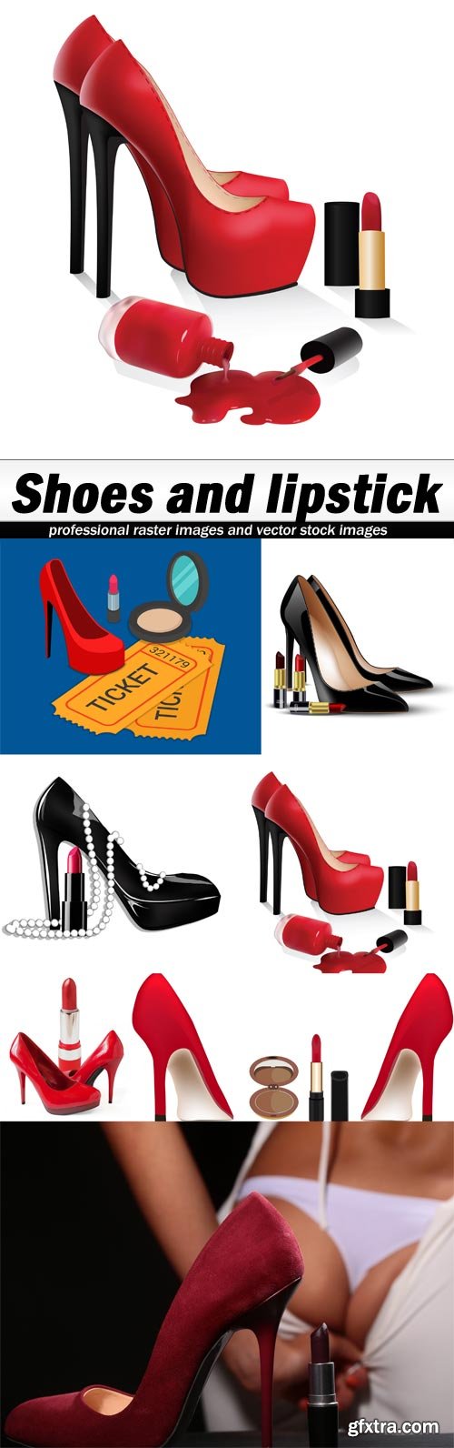 Shoes and lipstick