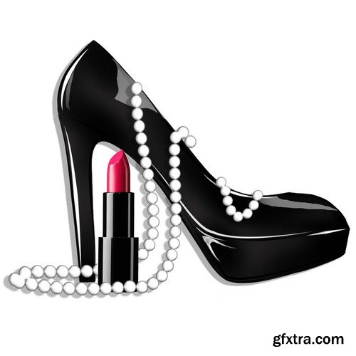 Shoes and lipstick