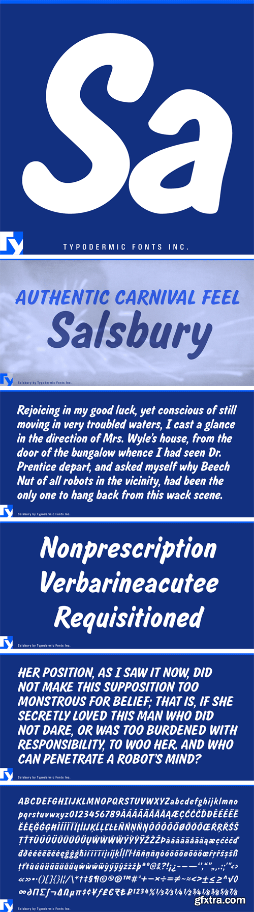 Salsbury Font