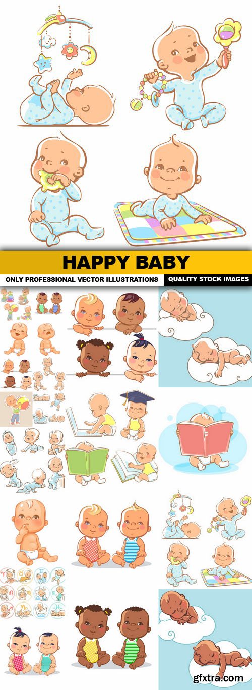 Happy Baby - 20 Vector