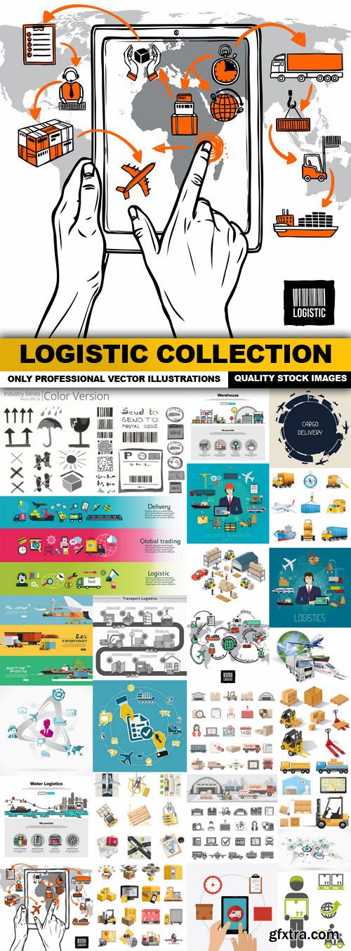 logistic Collection - 25 Vector