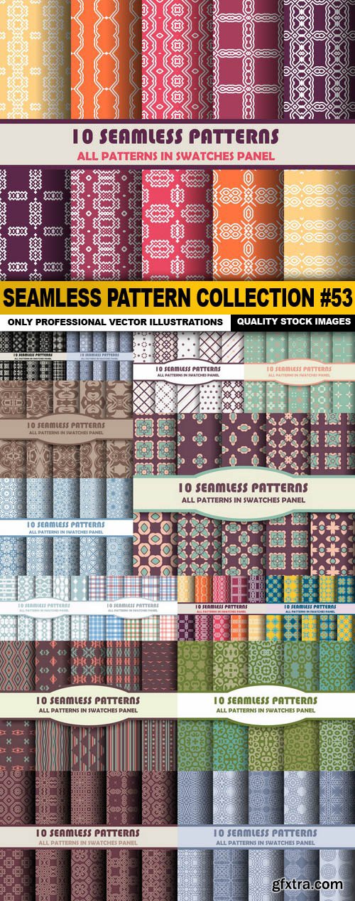 Seamless Pattern Collection #53 - 15 Vector