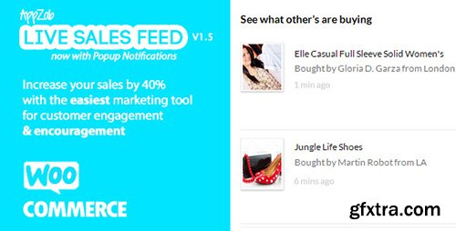 CodeCanyon - Live Sales Feed for WooCommerce v1.5 - 7273610