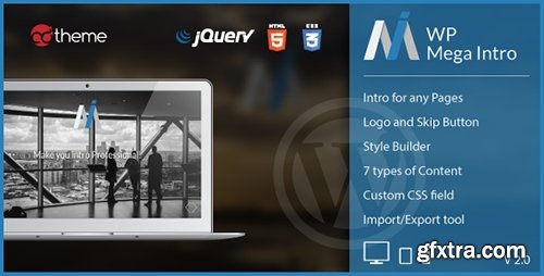 CodeCanyon - WP Mega Intro v2.0 - Amazing Intro Pages for WP - 8167469